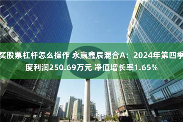 买股票杠杆怎么操作 永赢鑫辰混合A：2024年第四季度利润250.69万元 净值增长率1.65%